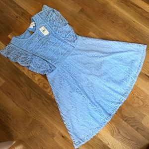 J.O.A Light Blue Lace Dress